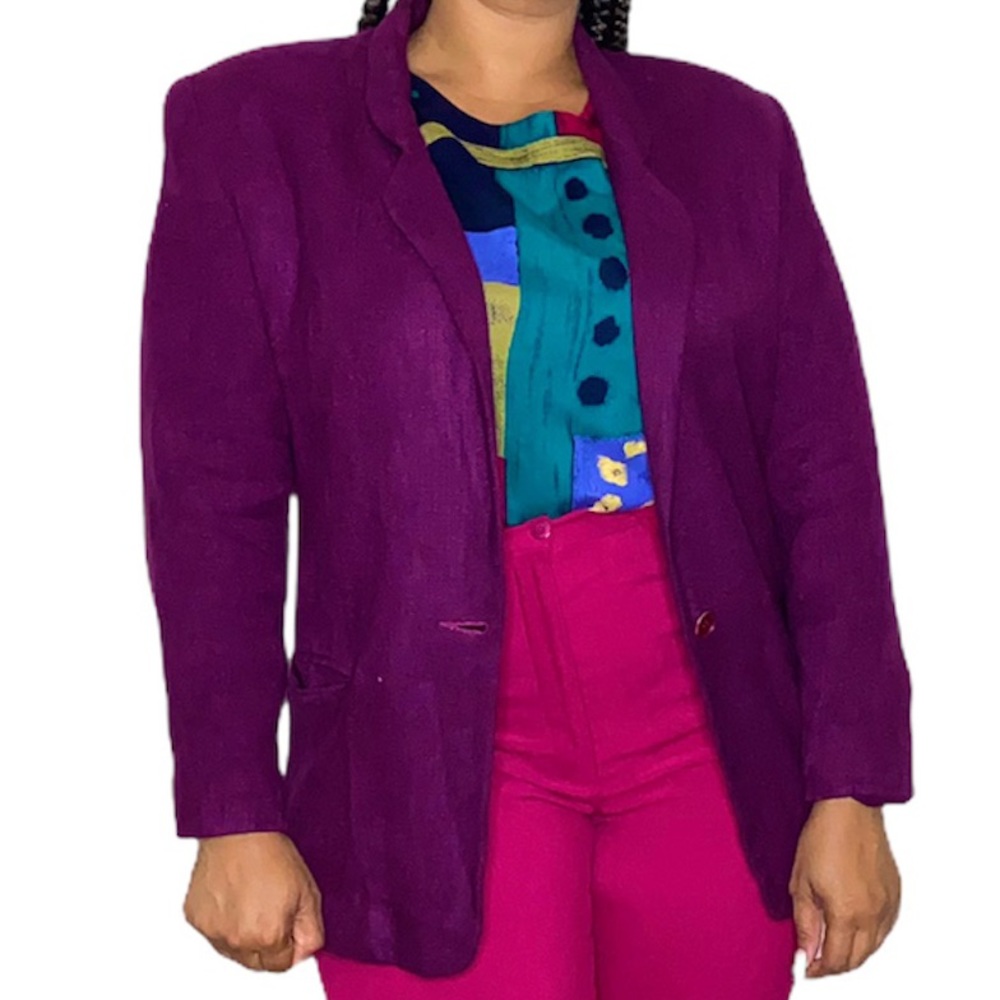 Appleseed Eggplant Blazer
